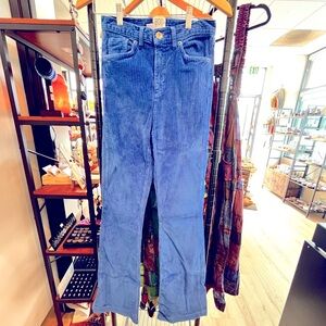 BDG Urban Outfitters Blue Corduroy Flare Pants – Size W27